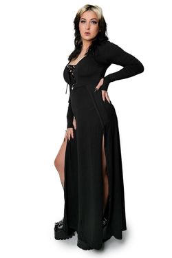 Forest Ink Morticia Maxi Dress
