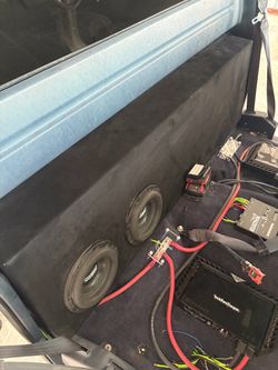 Obs sub box with 2” sundown 8”s