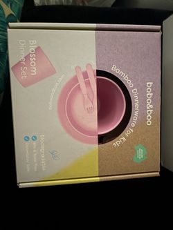 Bamboo kids dish set