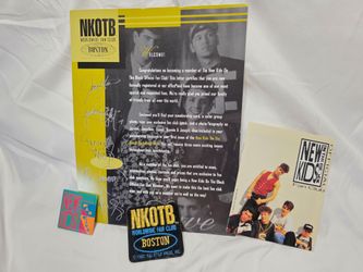 NKOTB Vintage Fan Club Items