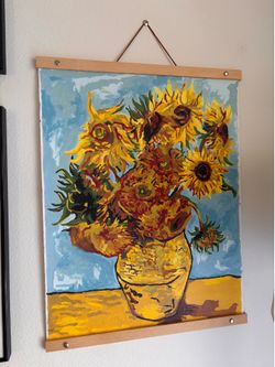 Van Gogh Sunflowers Painting