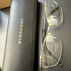 Burberry Men's Eyeglasses - 1213 Black Rubber Frame (BE1323)