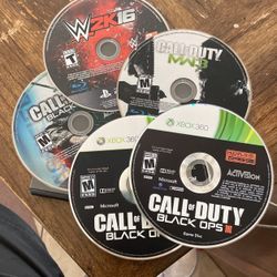 Disk Only Video Game Bundle 