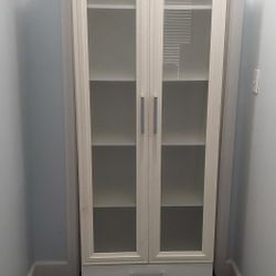 Modern White 5 Tier Storage Cabinet 