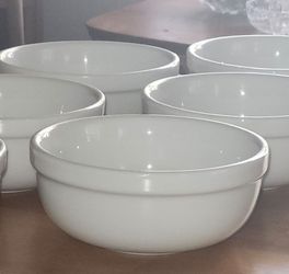 Williams-Sonoma White Pantry Cereal Bowls, Set Of Six