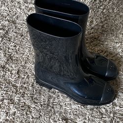 Chanel Rubber Rain Boots Size 37 EU