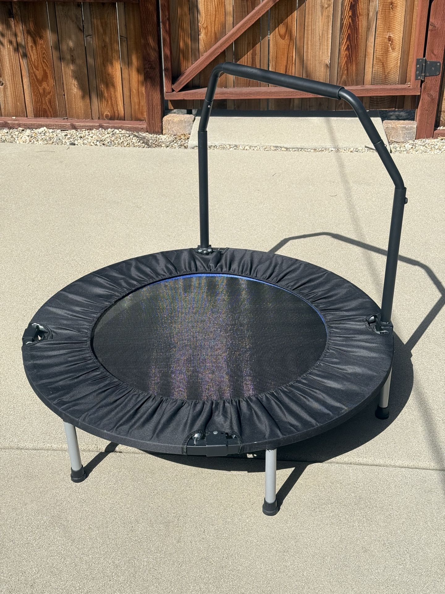 Mini Fitness Trampoline With Bar