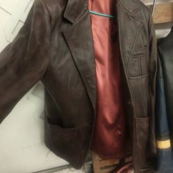 Vintage Scully Lamb Leather Blazer Jacket, Men's Size 42 - Western Wear, Supple Black Leather