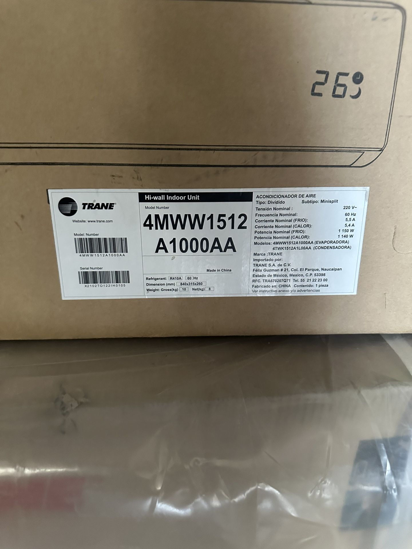 Split Unit Air Conditioning and Heating 220v