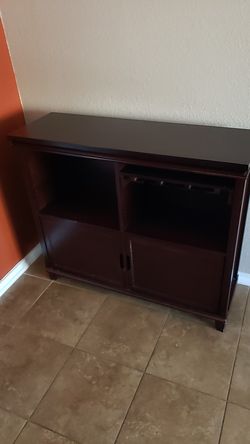 Cherry Wood Cabinet/Rack