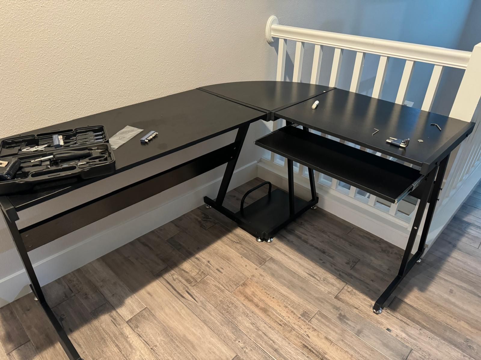 Dark Brown Corner Desk