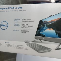 Dell Inspiron 7710 All in One - 27-inch FHD (1920 x 1080) Touchscreen Display, Intel Core i7-1255U