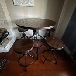 Table And Chairs Set Adjustable