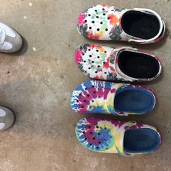 Like New Size w10 Fluffy Crocs