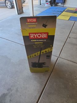 RYOBI power sweeper