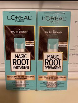 Dark brown hair color