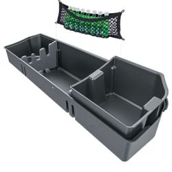 New-Underseat Storage Compatible with Ford F150(2015-2025)&Super Duty(2017-2025) SuperCrew/Crew Cab, Upgraded Rear Under Seat Organizer Car