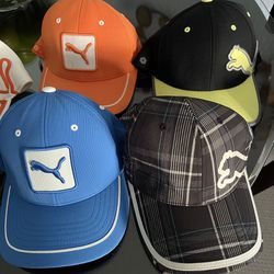 Used Puma/Cobra Golf Hats One Size Fits All & L/XL Size $6.00 Each Hat