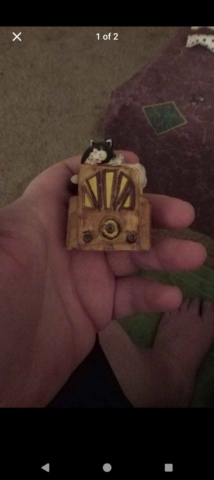 Peter Fagan Cat Figurine 