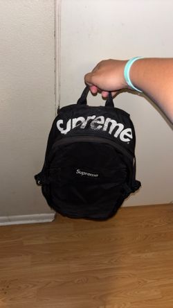 Supreme SS16 Black Backpack 