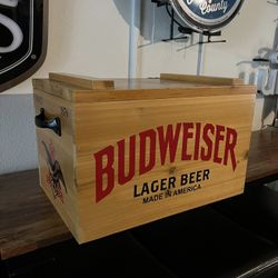Budweiser Wooden Cooler