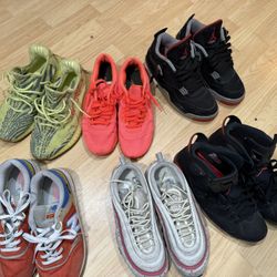 Shoe Lot 9.5-10 Mens Yeezy/ Jordan 6 / Others