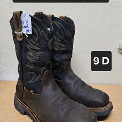 Thorogood Work Boot Size 9 D STEEL SQUARE TOE 