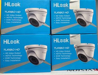 HiLook Turbo HD Dome Security Cameras – Lot of 4