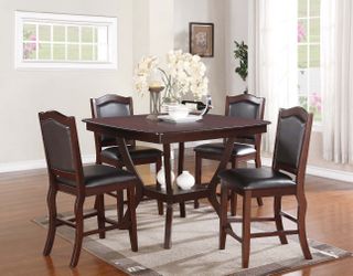 Dining Table Set 4 Chairs 