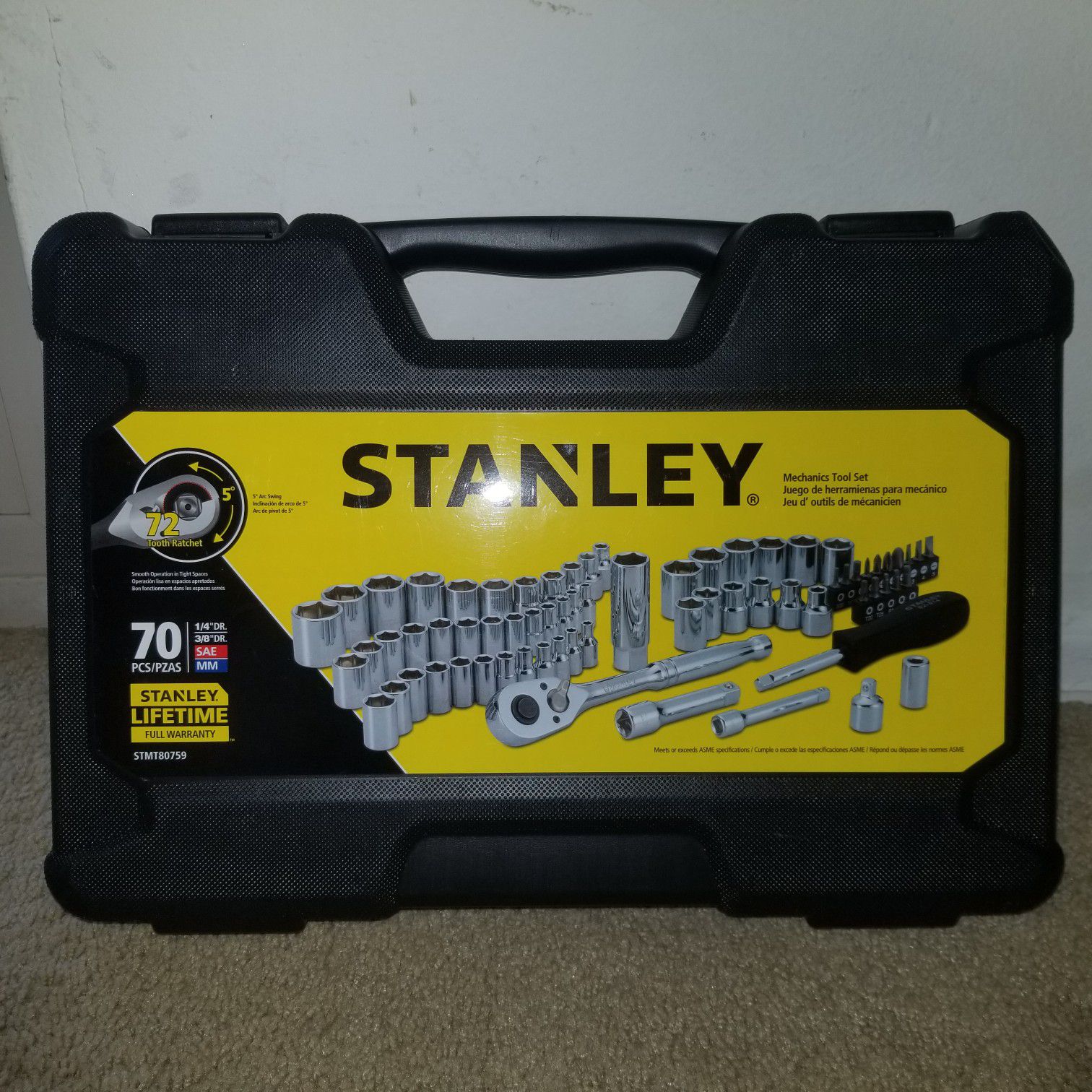 Brand new Stanley Mechanic tool set