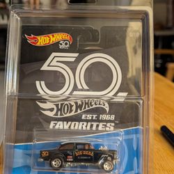 Hot Wheels '55 Chevy Bel Air Gasser - Black CHASE  50th Anniversary