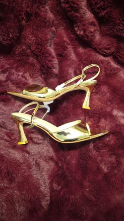Susanny Gold Heels Size 12
