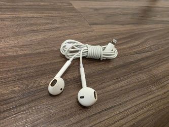 Lightning cable wired earphones