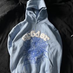 Baby blue Spyder Hoodie