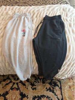 Gently used sweatpants! Blk-M Gray-L champ&Adidas