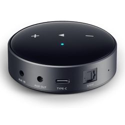 WiiM Mini AirPlay 2 Wireless Audio Streamer, Multiroom Stereo, Preamplifier, Works with Alexa and Siri Voice Assistants, Stream Hi-Res Audio from Spot
