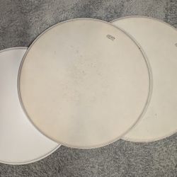 2x 18" coated Gretsch permatone heads + 16" coated