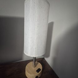 Fabric Shade Bedside Table Lamp- Dimmable- Purchased July 2024