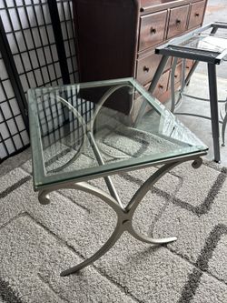 Metal coffee table