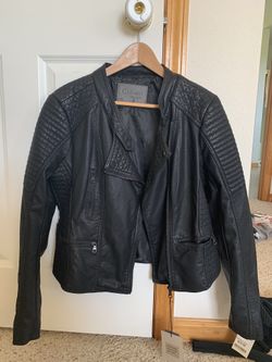 Ci Sono by Cavalini Vegan Leather Jacket