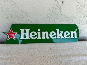 Heineken Beer metal bar sign