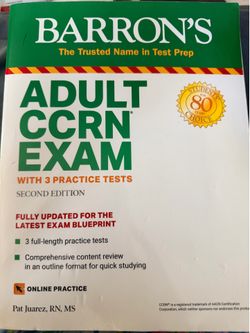 Barron Adult CCRN book 2nd edition