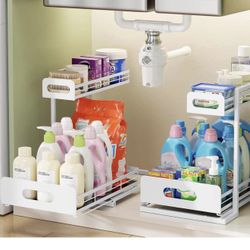 2 Pack Metal Organizers and Storage Parts of the product have been combined