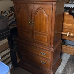 Sumter Cabinet Co Armoire - SOLID OAK