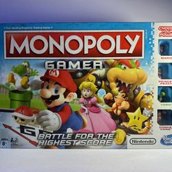 Monopoly Gamer Edition Board Game (Nintendo Mario Bros)  **NEW