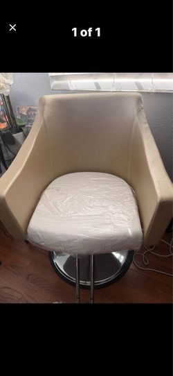 New modern champagne salon chair