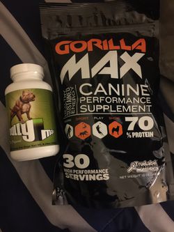 Dog muscle supplements
