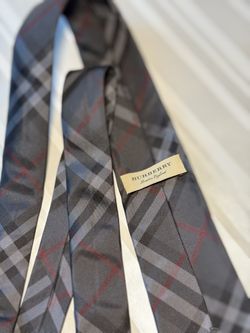 Burberry Check Silk Tie
