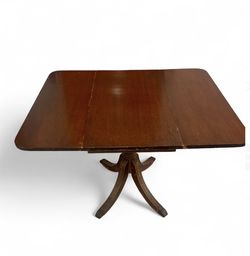 Vintage wood trifold table