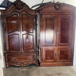 Solid Wood Armoires 